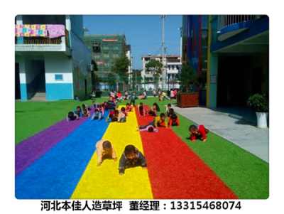 甘孜石渠县彩色人造绿化草坪图片效果图